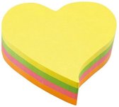 Sticky Notes Hartjes - Multicolor - Papier - 68 x 68 mm