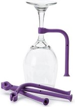 Glazenhouder Vaatwasser - Wijnglazen afwasmachine - Siliconen - Flexibel - 4 stuks
