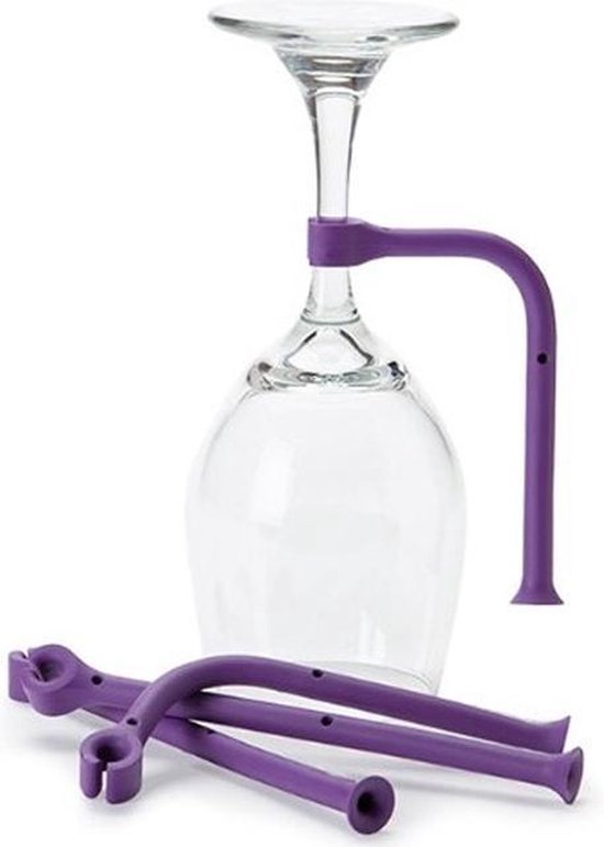 Glazenhouder Vaatwasser - Wijnglazen afwasmachine - Siliconen - Flexibel -  4 stuks | bol.com