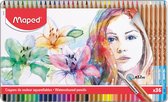 Boîte de 36 crayons aquarelle - Crayons aquarellables - 36 crayons 1 crayon