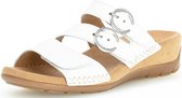 Gabor 63.733.21 - dames slippers - wit- maat 38