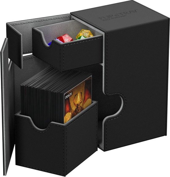 Afbeelding van het spel Flip'n'Tray XenoSkin Deck Case 80+ Black
