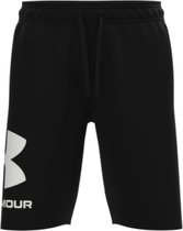 Under Armour Rival Fleece Big Logo Shorts 1357118-001, Mannen, Zwart, Shorts, maat: S