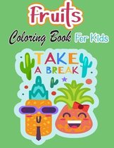 Fruits Coloring Book For Kids