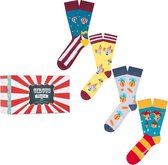 Moustard sokken circus giftbox 4P multi - 41-46