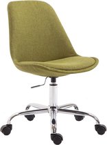 Bureaustoel - Stoel - Scandinavisch design - In hoogte verstelbaar - Stof - Groen - 48x54x91 cm