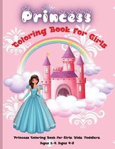 Princess Coloring Book for Girls