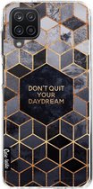 Casetastic Samsung Galaxy A12 (2021) Hoesje - Softcover Hoesje met Design - don't quit your daydream Print