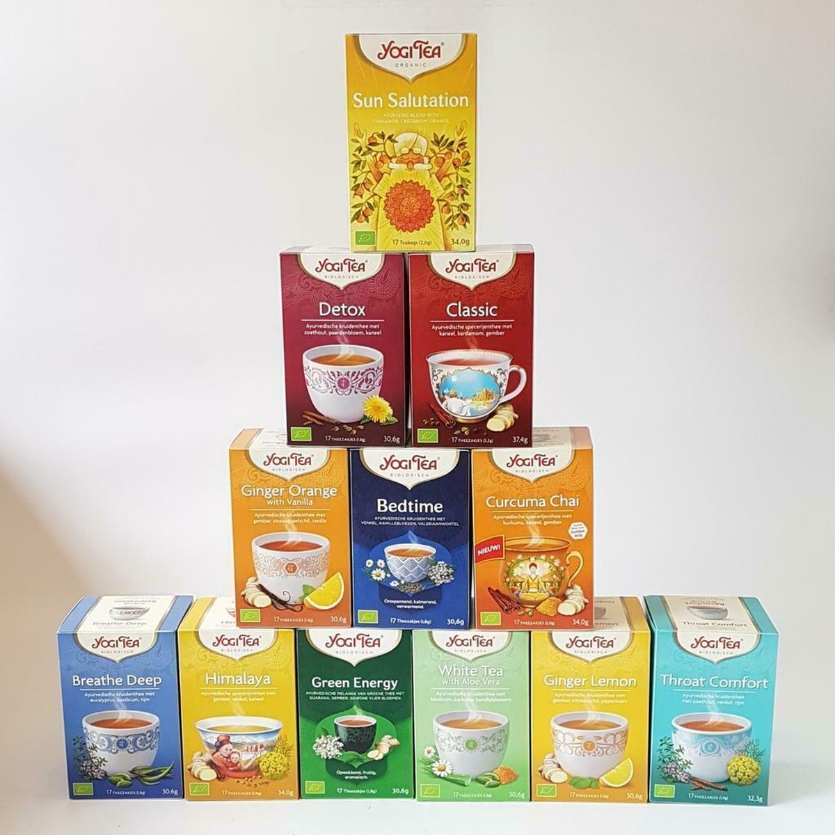 Yogi Tea top 12 bestsellers 12 verschillende smaken 12