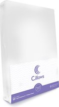 Cillows Premium Jersey Hoeslaken voor Kinderen - 70x160 cm - (tot 20 cm hoogte) - Wit
