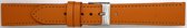 Horloge band-echt leer-zacht-mat-oranje-18mm