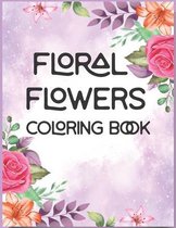 Floral flowers Coloring Book