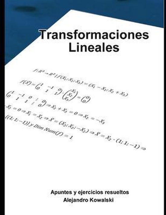 Transformaciones lineales - cover