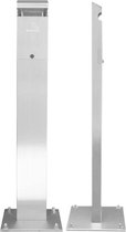 LIROdesign - RVS rookpaal - Sigarettenpaal - Sigarettenzuil - RVS asbak