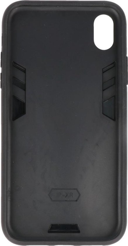 Coque iPhone XR - Tough Armor Hardcase - Coque de téléphone avec fonction de support - Couverture arrière Bestcases - Rose