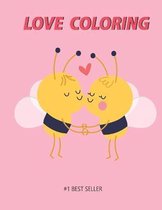 Love Coloring Book: Love Quotes Inspirational Coloring Book: 50 templates