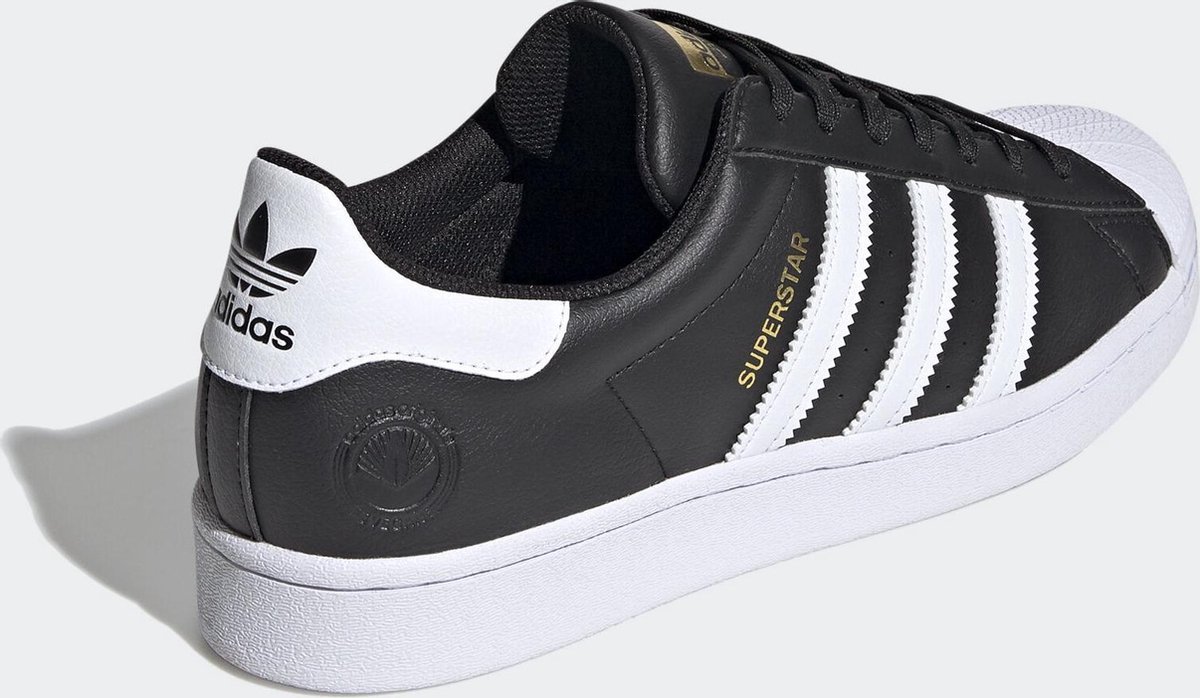 Adidas - Superstar Vegan Core Black/Ftwr White/Gold Met. - Shoes