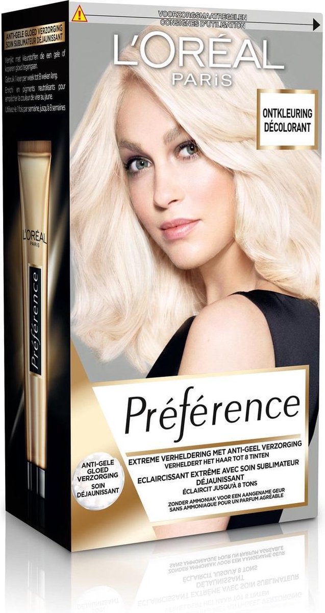 L'Oréal Paris Préférence Blondissimes Très Platine 6L coloration cheveux  Blond | bol