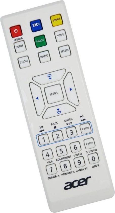 Télécommande d'origine pour projecteur Acer MC.JH611.001 / MC.JK211.007 |  bol.com