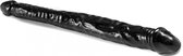 XXLTOYS - Zack - Double Dildo - Inbrenglengte 41 X 4.5 cm - Black - Uniek Design Realistische Dildo – Stevige Dildo – voor Diehards only - Made in Europe