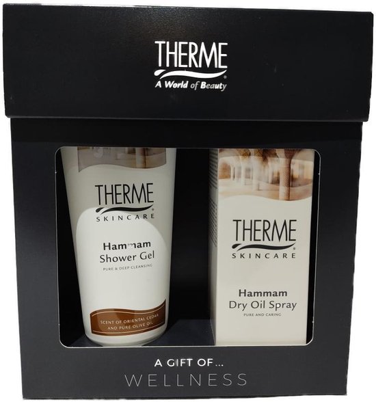 Therme Hammam Geschenkset 2delig Shower Gel 200 ml + Dry Oil Spray