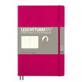 Leuchtturm notitieboek softcover 19x12.5 cm blanco berry/kersenrood