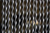 La Tenda Deurgordijn Vliegengordijn RIVA 3 100x230cm zilvergrijs-zwart