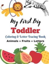 Toddler Coloring and letter Tracing Book
