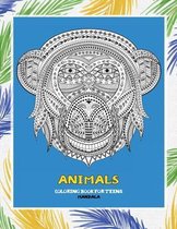 Mandala Coloring Book for Teens - Animals