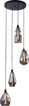 Luxe Industriële Hanglamp - Lucide - Multipendels - Lucide Multipendels - Hanglamp Zwart - Hanglamp - Luxe - Industrieel - Premium - Hanglamp - Eettafel Lamp - Eetkamertafel Lamp - Tafellamp 
