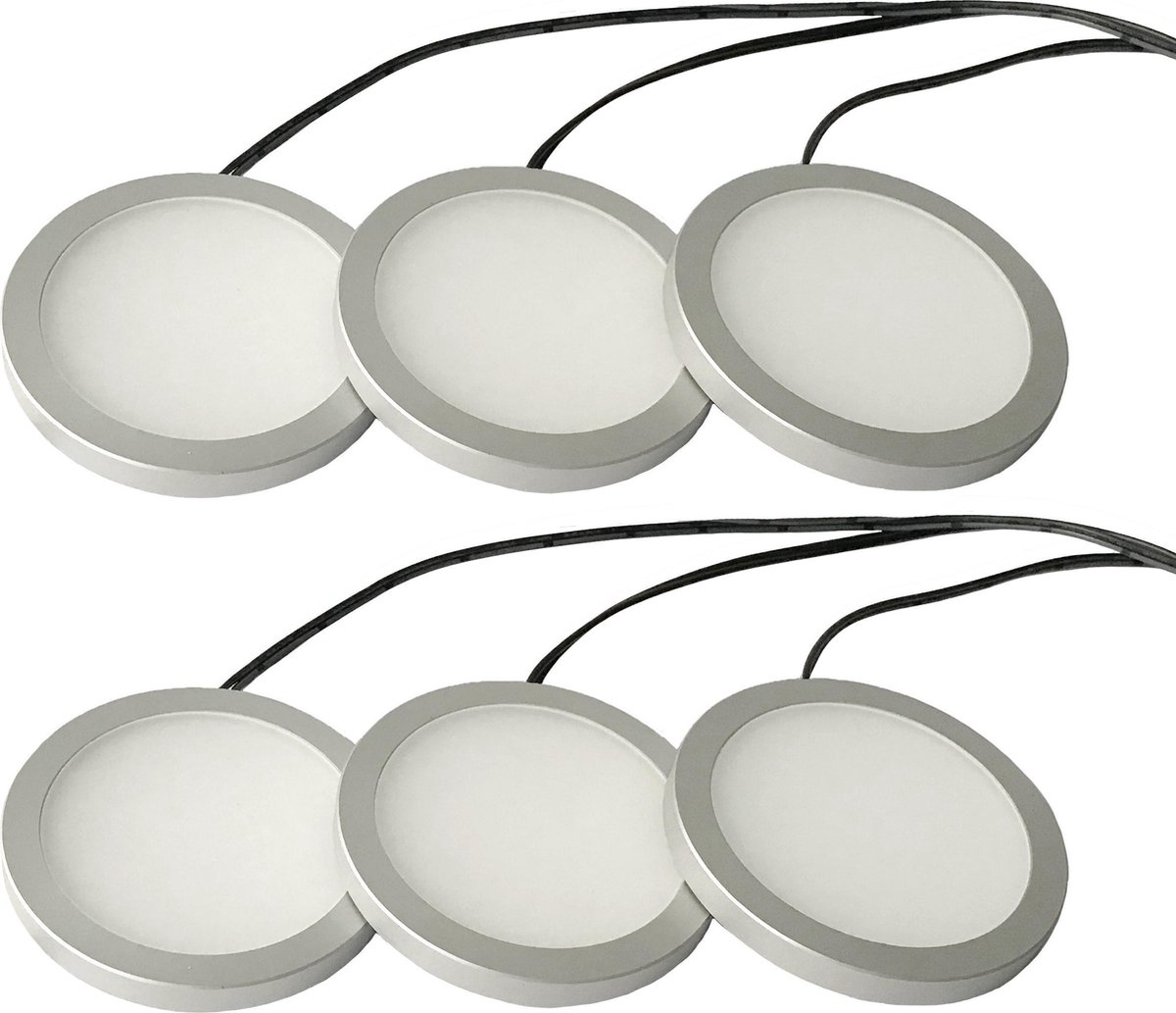 Ledlife Opbouw LED Spotjes met Dimknop Set van 6 Lampjes