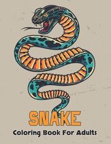 Snake Coloring Book For Adults