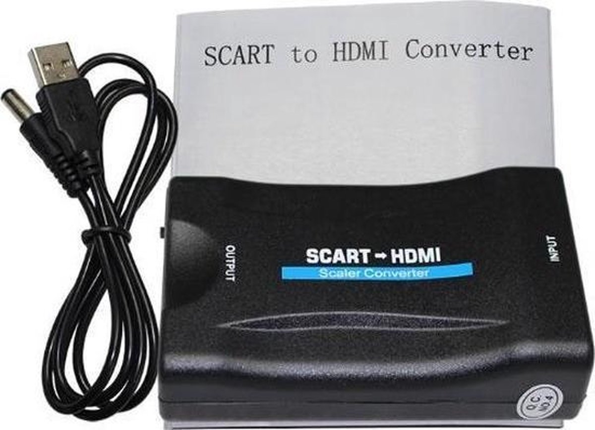 HDMI-TO-SCART CONVERTISSEUR HDMI VERS PERITEL pour Téléviseur avant 2010 et  décodeur - Geosat