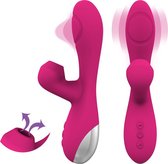 Clitoris stimulator | G spot vibrator| grote vibrator-23 cm | valentijnscadeau voor haar| Vibrators voor vrouwen| grote vibrators| Luchtdruk | Dildo 2 in 1 | G-spot Clitoris Mastur