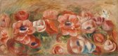 Kunst:Anemonen c. 1912 door Pierre Auguste Renoir. Schilderij op canvas, formaat is 100X150 CM