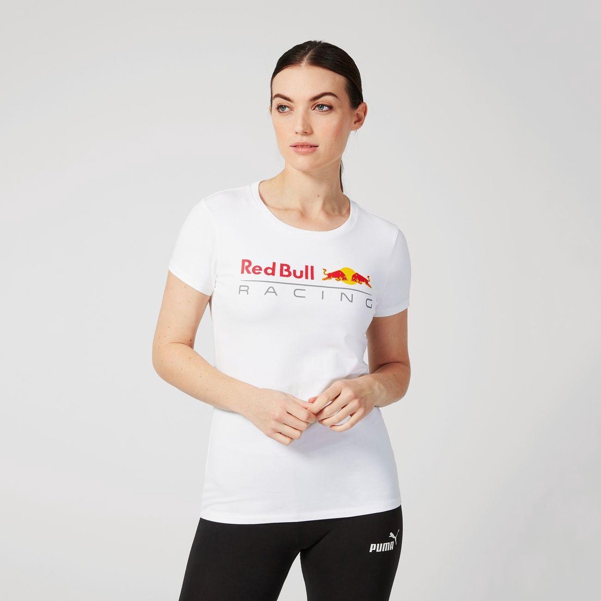 Red Bull Racing Womens Large Logo Tee XS white
