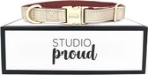 Studio Proud - Halsband - Gold snake print - goudkleurige accessoires - te combineren met een bijpassende riem