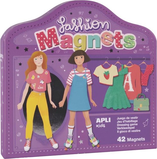 Thumbnail van een extra afbeelding van het spel Apli Kids - Mode ontwerp / Fashion designer magneetspel