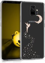 kwmobile telefoonhoesje voor Samsung Galaxy S9 - Hoesje voor smartphone - Glitterfee design