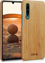 kalibri hoesje voor Huawei P30 -Telefoonhoes van bamboe - Backcover in lichtbruin - Beschermhoes