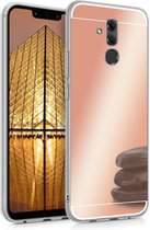 kwmobile hoesje voor Huawei Mate 20 Lite - Telefoonhoesje in roségoud spiegelend - Backcover voor smartphone