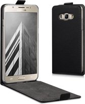 kwmobile hoesje voor met Samsung Galaxy J5 (2016) DUOS - Flip cover met magnetische sluiting in zwart