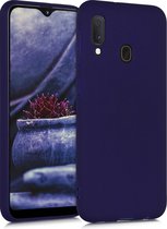 Coque kwmobile pour Samsung Galaxy A20e - Coque pour smartphone - Coque arrière bleu océan