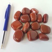 Rode Jaspis - 250 gram - knuffelstenen - Edelsteen - Trommelsteentjes