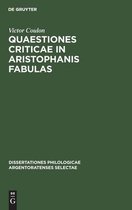 Dissertationes Philologicae Argentoratenses Selectae- Quaestiones Criticae in Aristophanis Fabulas