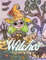 Witches Coloring Book