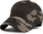 Camouflage Baseball cap - Legergroen - Baseballcap - Pet - Baseball Petje - 56-60 cm - Unisex