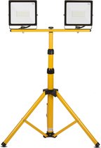 Maclean MCE583 statief voor schijnwerpers bouwspot werklamp schijnwerper statief bouwspot statief telescoop 62-150cm