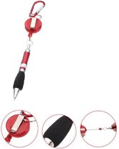 Pen sleutelhanger - uittrekbaar - Rood - Gadget 2021