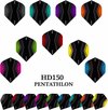 Afbeelding van het spelletje Pentathlon HD150 Mix - 10 sets (30 st.) Stevige Dart Flights